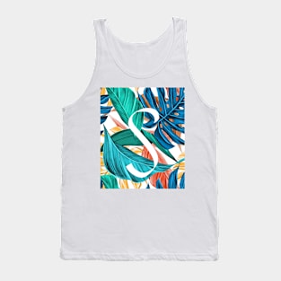 Tropical Alphabet “S” Tank Top